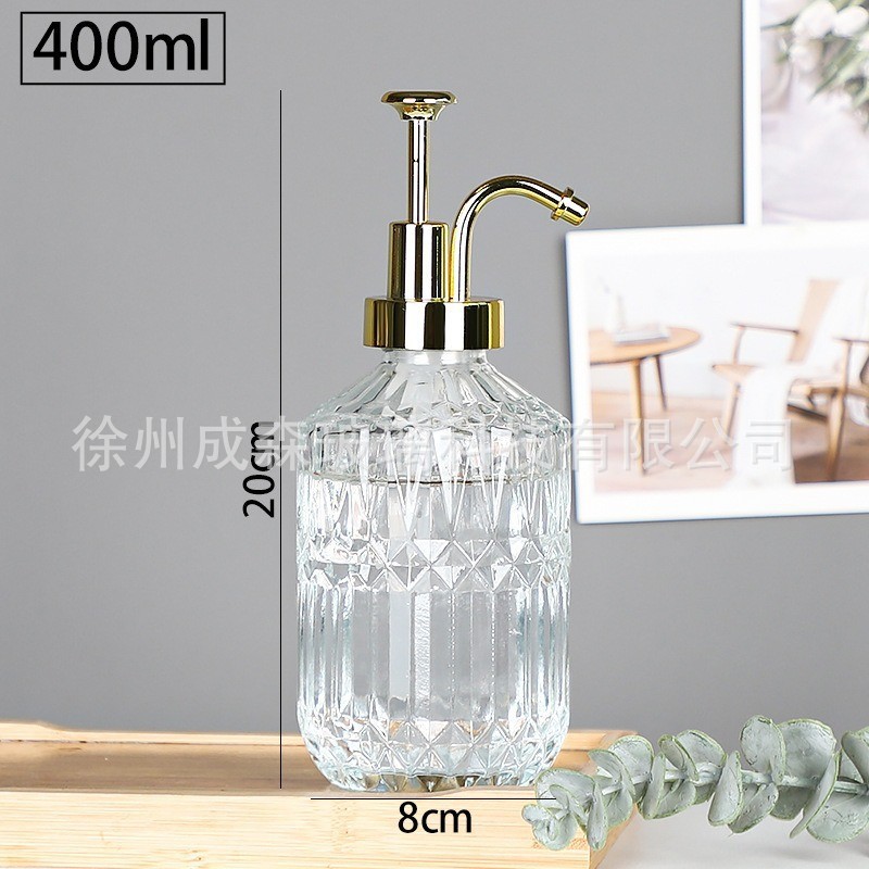 Diamante 430ml; cabeza de bomba Chapada en oro