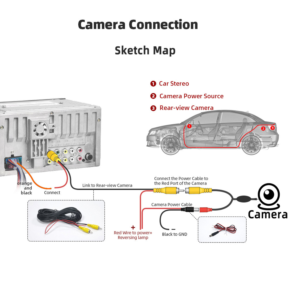 6.2inch Car Dvd Cd Dual-Master Player Wired Carplay Mobile Phone Screen Projection Bluetooth Fm Radio 12V
