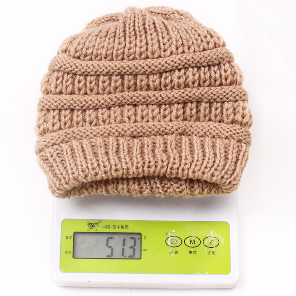 Outdoor Occasion Children Unisex Unisex Fashion Stripe Candy Folds Wool Cap