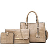 Trend one-shoulder bag, phone bag, crocodile print