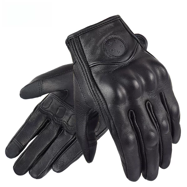 SUOMY new full leather motorcycle gloves men and women motorcycle riding equipment touch screen wear-resistant gloves cross-border wholesale