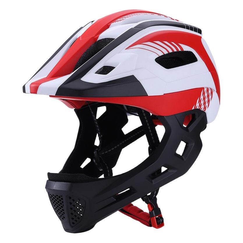 2022 casco de coche de equilibrio para niños casco de scooter barbilla desmontable casco completo para niños equipo de equitación