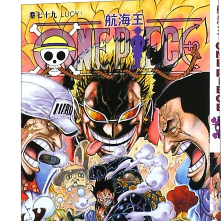 Подлинная манга-серия One Piece 1-108, аниме с горячей кровью, японский комикс, двумерная японская анимация
