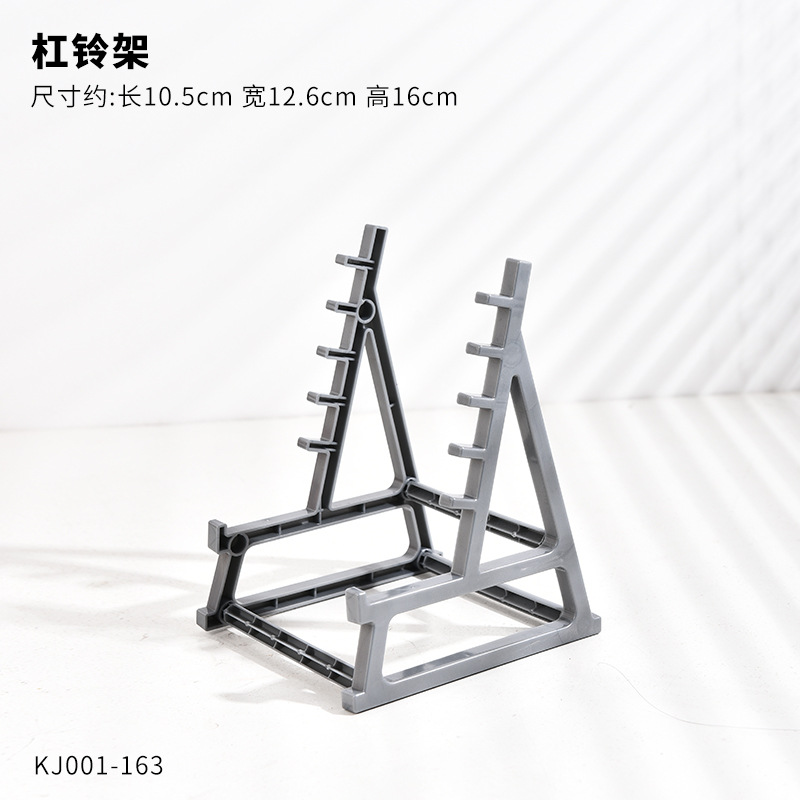 Barbell transfronteriza bolígrafo de acondicionamiento físico adornos creativos metal forjado bolígrafo de gafas soporte bolígrafo de papelería caja de almacenamiento decoración