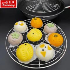 ステンレス蒸し器太め多機能隔水三角蒸し器炊飯器蒸し器家庭用厨房鍋棚