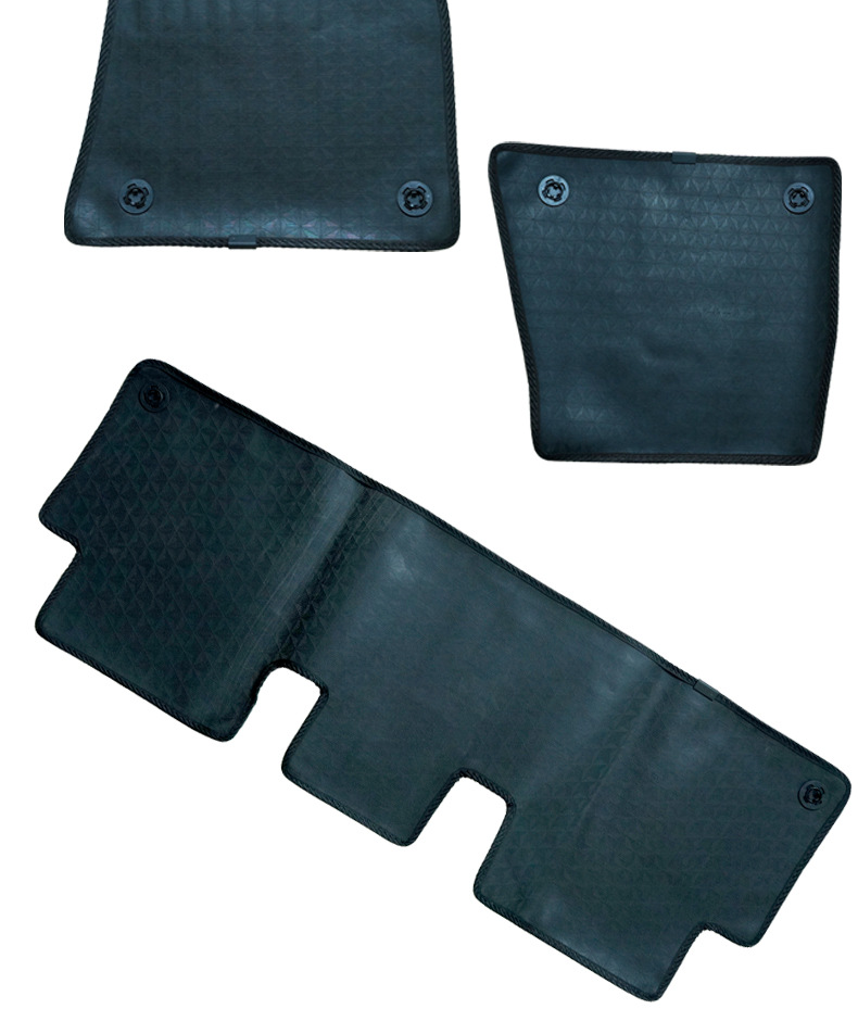 Car Floor Mats for Tesla Model Y/3, Upper Layer Carpet for Driver and Passenger Rear Seats, Wear-Resistant Replacement Carpet Surface