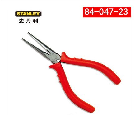 原装史丹利手动工具红柄精密尖嘴钳5寸 84-047-23 6寸 84-048-23