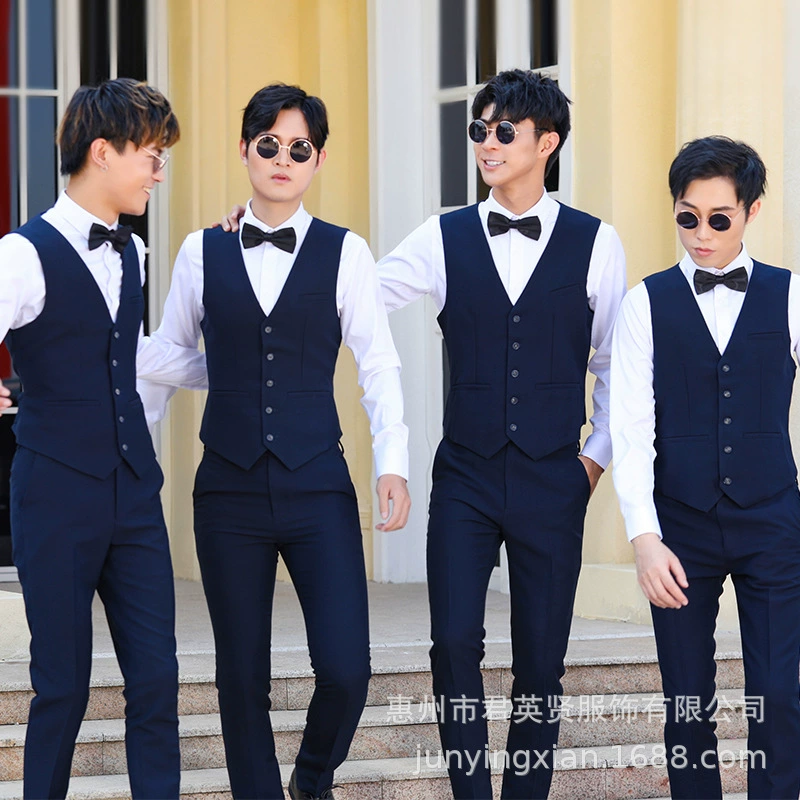 Брат, рубашка, подтяжки, жилет, набор, свадебное платье, костюм