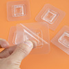 Snap Fasteners Buckle Punch holes No trace Sticking hook Strength Hooks Gluing Letters buckle Plastic transparent fixed
