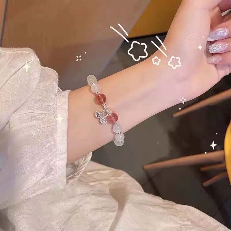 人気急上昇中！ブースで売れる手作りブレスレット、ネットで話題の重複しないデザイン、超可愛い中国風DIYガラス製ブレスレット|undefined