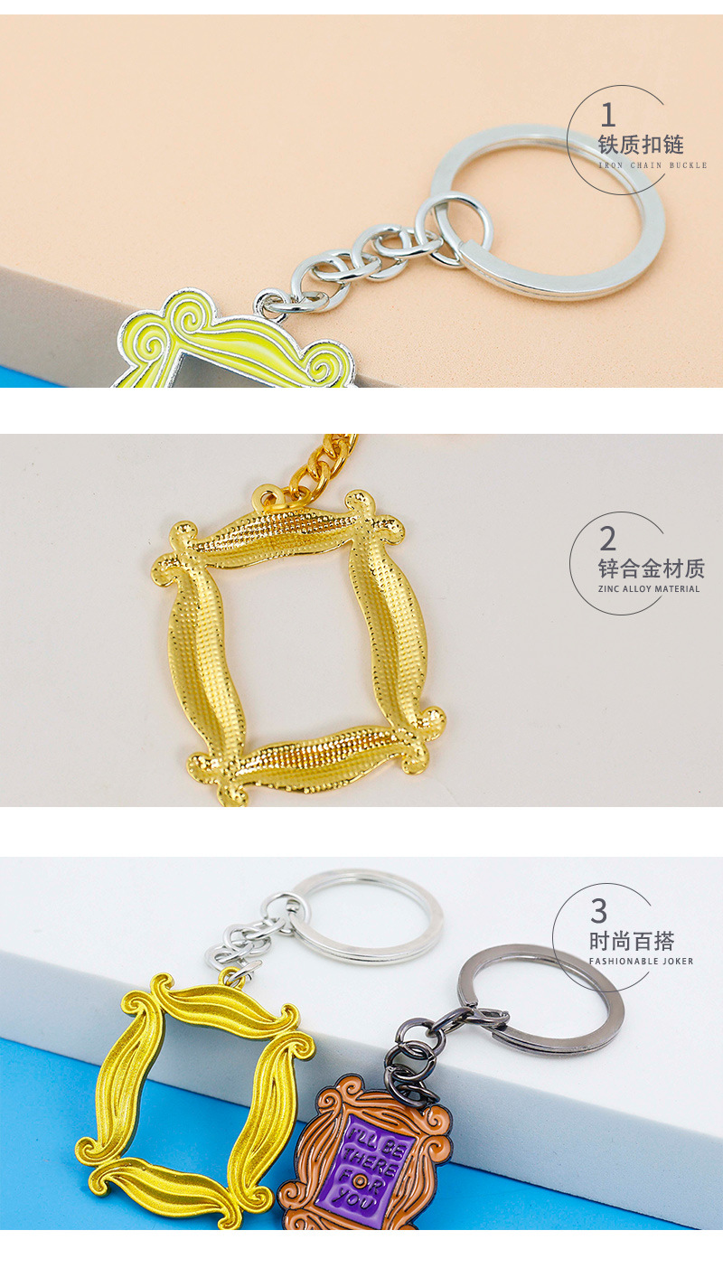 Wholesale Photo Frame Pendant Keychain Nihaojewelrypicture1