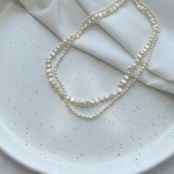 Organic chain for key bag pearl