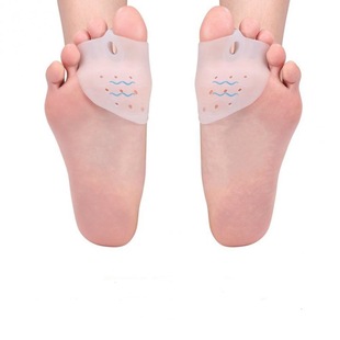 Anti-Wear Toe Sebs Separator Three-Hole Toe Separator Thumb Valgus Corrector Forefoot Pad