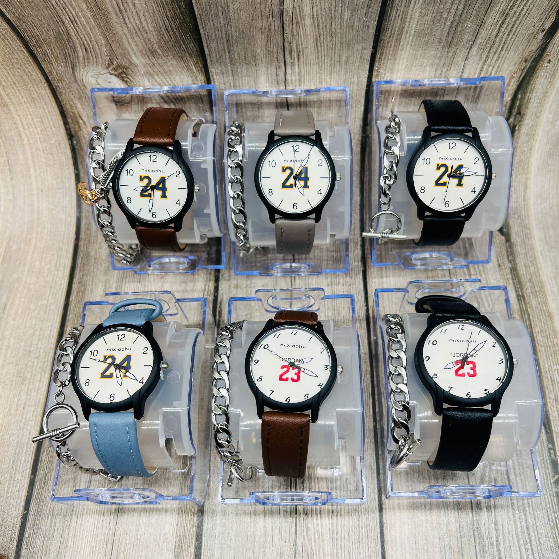 Reloj de cuarzo nuevo reloj electrónico LED coreano simple reloj de estudiante caja de plástico transparente reloj gran cantidad Congyo