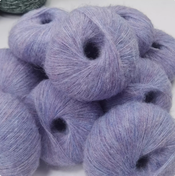 120 000-числа пряжи из альпаки мохер — мягкая, гладкая рука вязаный шар мягкого мохеровая пряжа