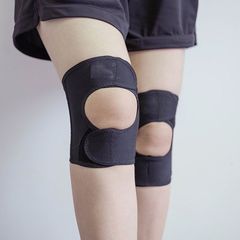 日本モデル夏膝保護半月板男性女性膝関節ランニング縄跳び運動専用滑り止め保護具薄いタイプ
