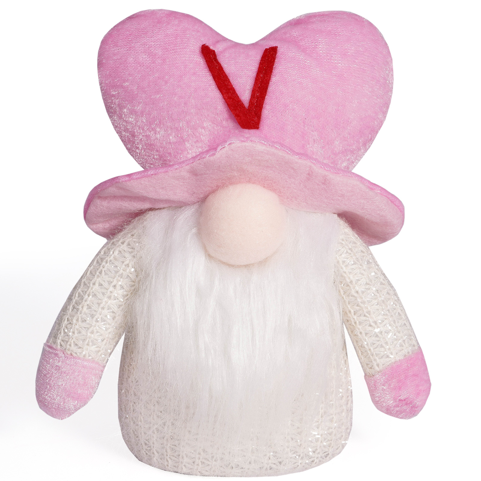 Nuevos productos transfronterizos de muñecas sin cara del día de San Valentín creativas LOVE Rudolph muñecas adorables decoraciones navideñas decoraciones