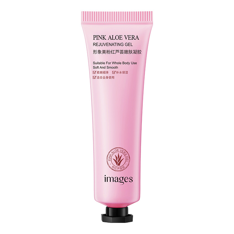 Imagen belleza Rosa aloe calmante gel hidratante refrescante fácil absorción hidratante aloe gel cuidado de la piel al por mayor image 6