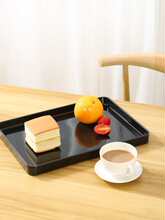 批发水杯托盘长方形家用放茶杯茶具茶盘轻奢密胺盘子塑料客厅收纳