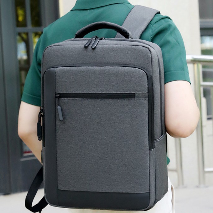 Business Backpack For Men With Usb Port Charging Travel Laptop Bag_voghion.com