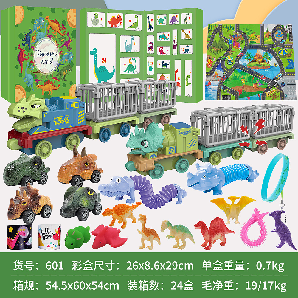 Calendario de Adviento Navideño, Caja Sorpresa con Vehículo Militar de Ingeniería, Excavadora, Regalo, Juguetes para Niños, Juguetes Educativos al por Mayor