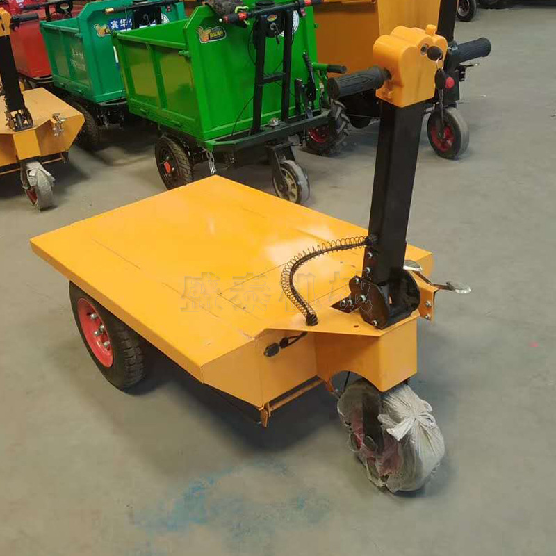 电动平板手推车 电动手推运输车 手推平板车  平板运输机械