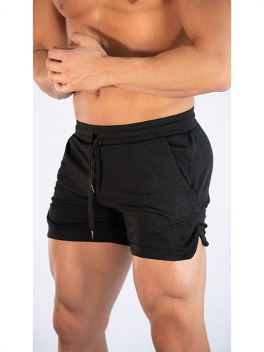2025 Cross-border Fitness Men's Running Shorts Fitness Training Quick-drying Swim Trunks Three-tie Belt One-piece Dropshipping