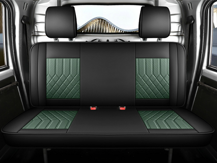 Wuling Rongguang New Truck Special Seat Cover, Small Truck Double-Row Single-Row Seat Cushion, Cargo Van Full-Cover Front Single Seat Leather Seat Cushion Cover