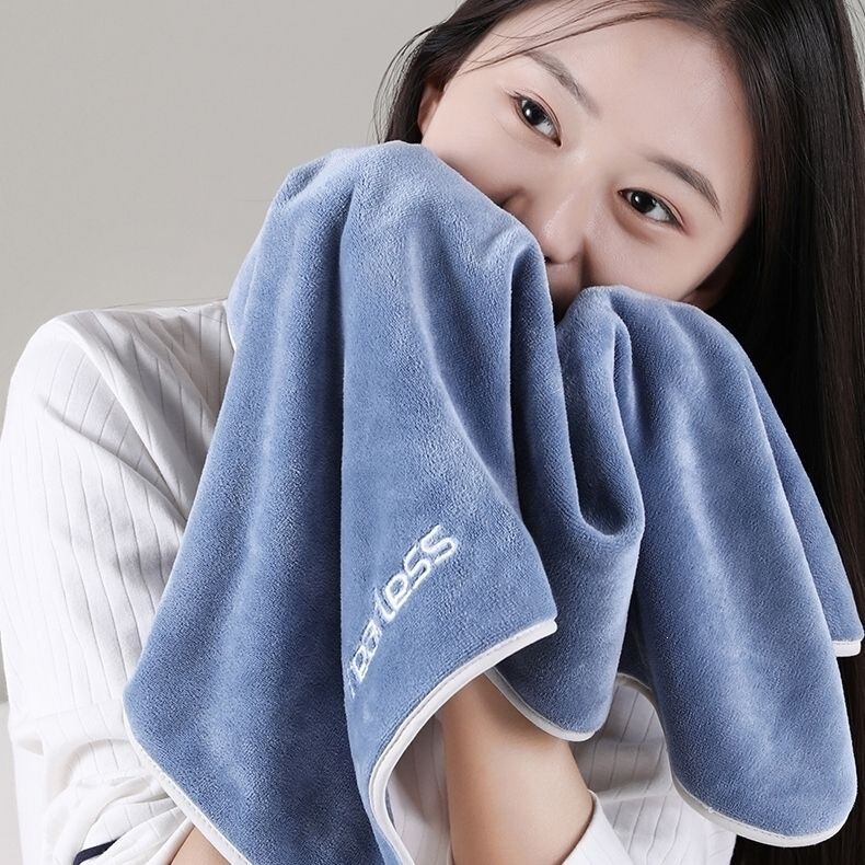 Towel absorbs water and does not shed, thicker than cotton, quick-drying, suitable for adult bathing, face washing, and hair drying, does not shed or fade Towel absorbs water and does not shed, thicker than cotton, quick-drying, suitable for adult bathing, face washing, and hair drying, does not shed or fade