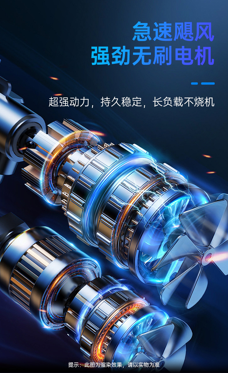 Car Vacuum Cleaner Portable Handheld Household Car Vacuum Cleaner 20000Pa Strong Suction High Power Vacuum Cleaner V12S