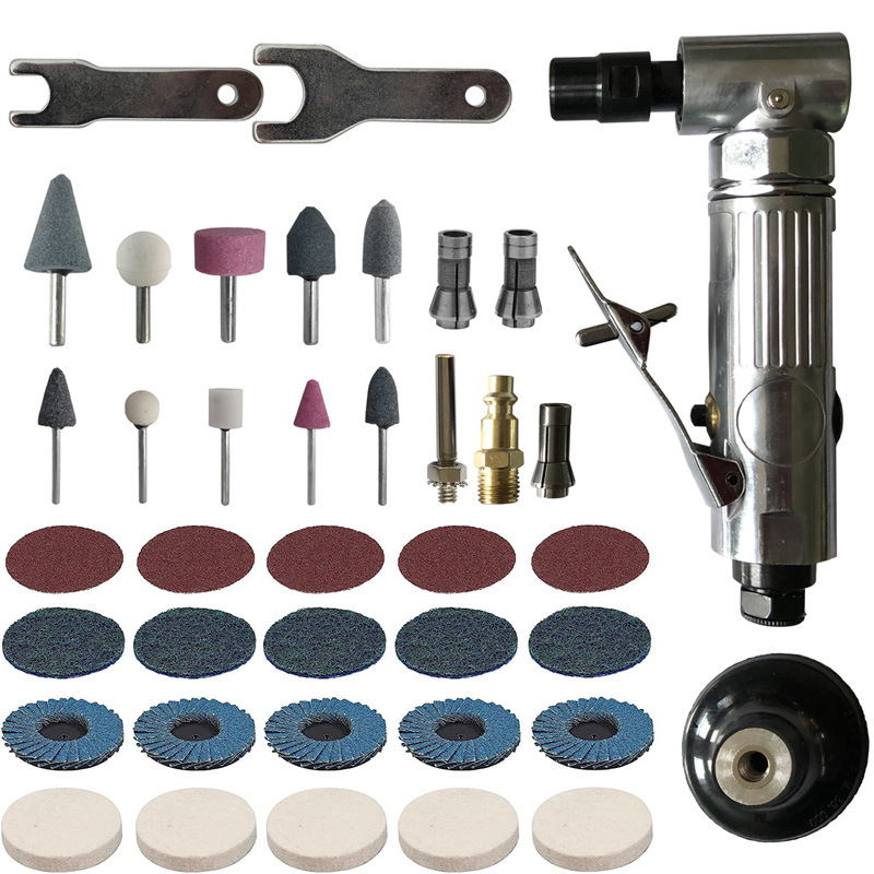 气动90度风磨机套装工具跨境刻磨机39件套打磨抛光