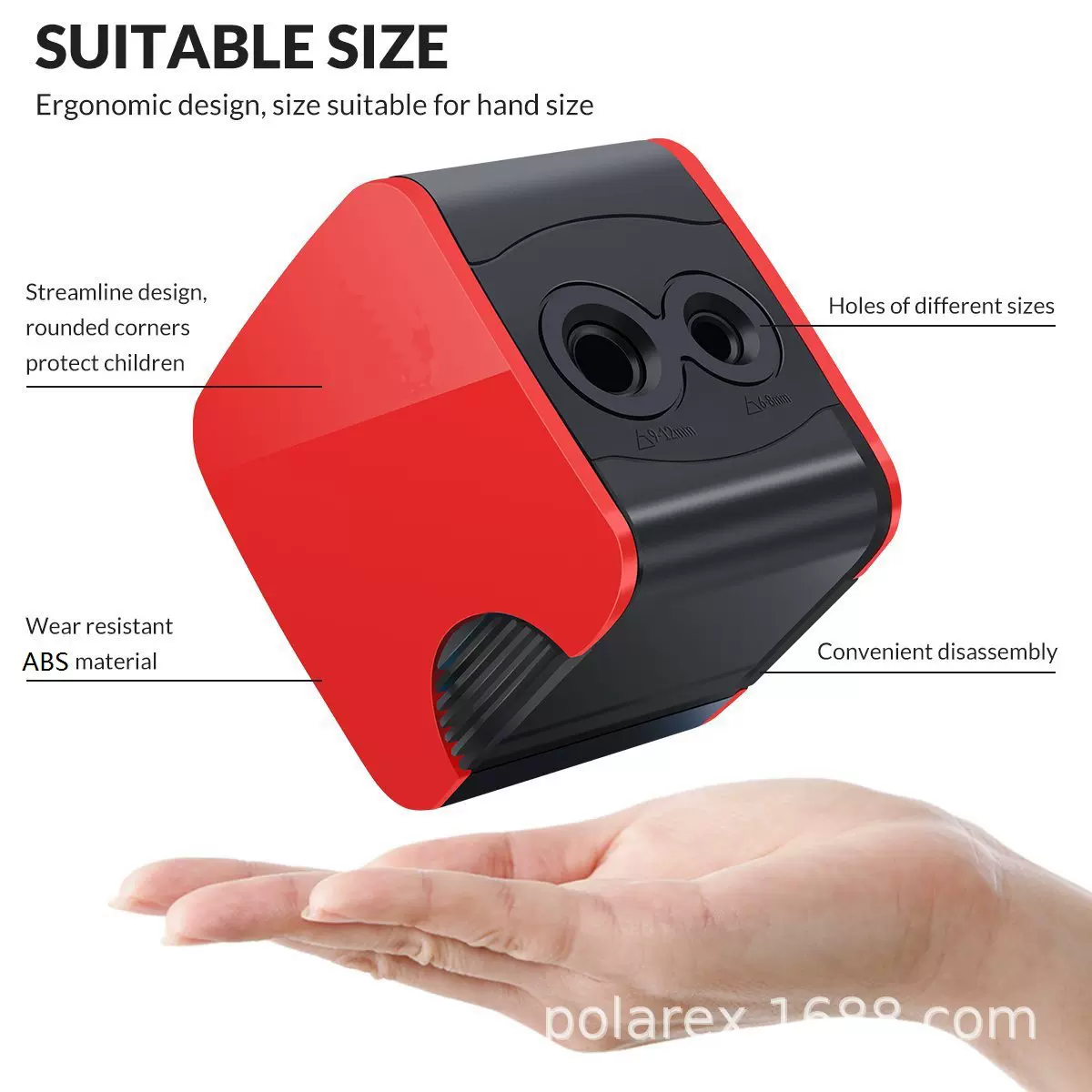 跨境专供 USB电动削笔器 自动电动铅笔刨 电动卷笔刀（ES816出厂