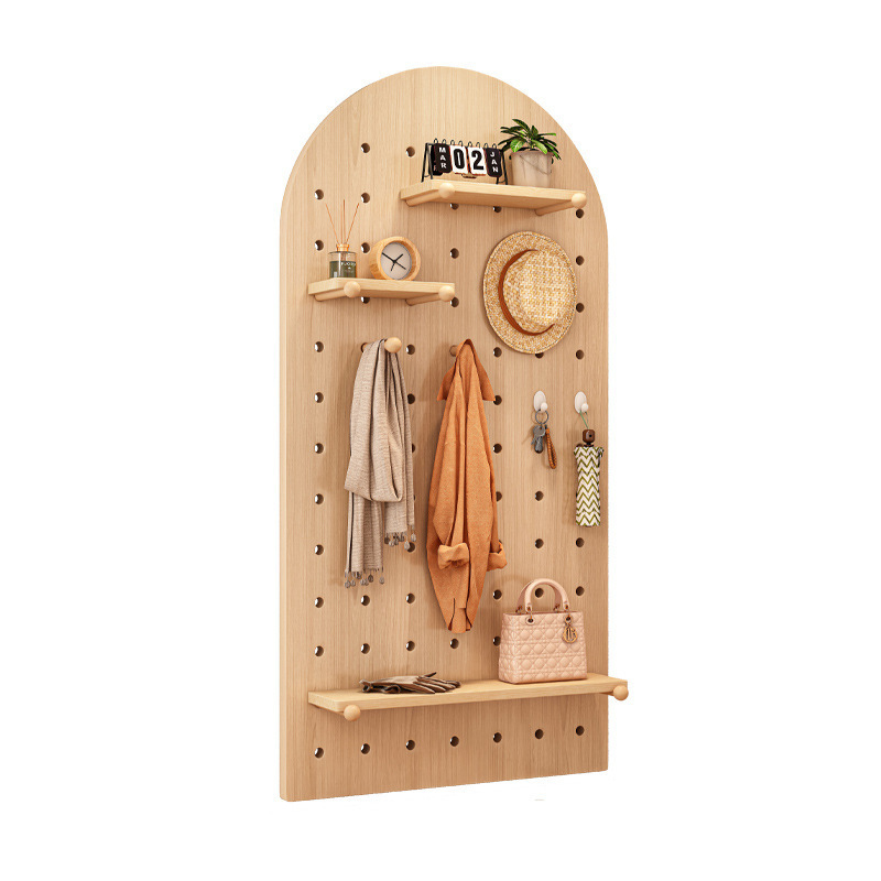 Soporte de flores, tablero de agujero, estante, balcón pequeño, diseño de área de ocio, forma creativa, pared de pared superior de pared roja neta, pared colgante