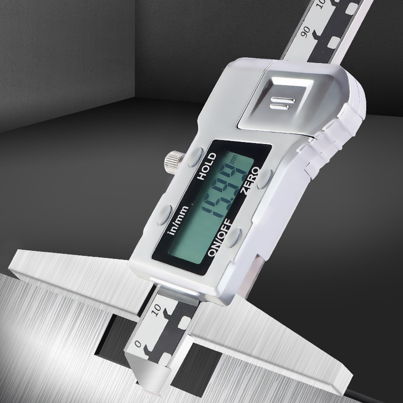j8电子mm数显深度尺游标金属深度卡尺00不锈钢g3