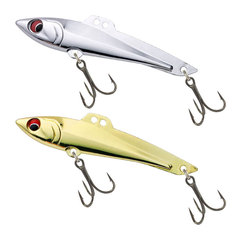 Factory wholesale lure hard baits 13g 18g alloy plating vibration long-range hard baits 6066 high carbon steel three-prong hook