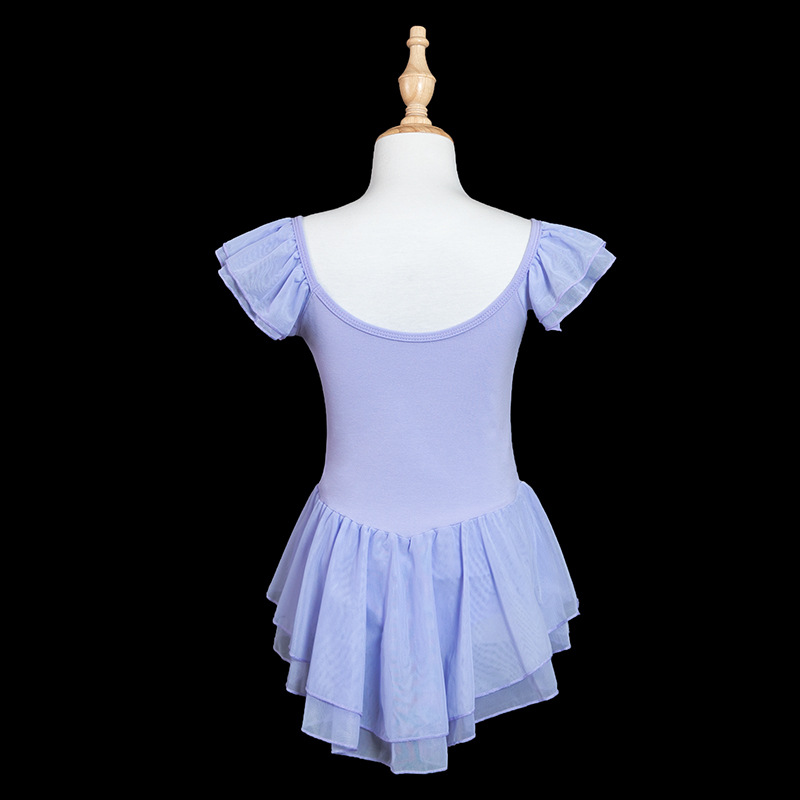 Danza china, danza corporal, práctica, falda de ballet de una pieza para niñas, escuela de arte, ropa de baile, niños, mujeres, verano, manga corta