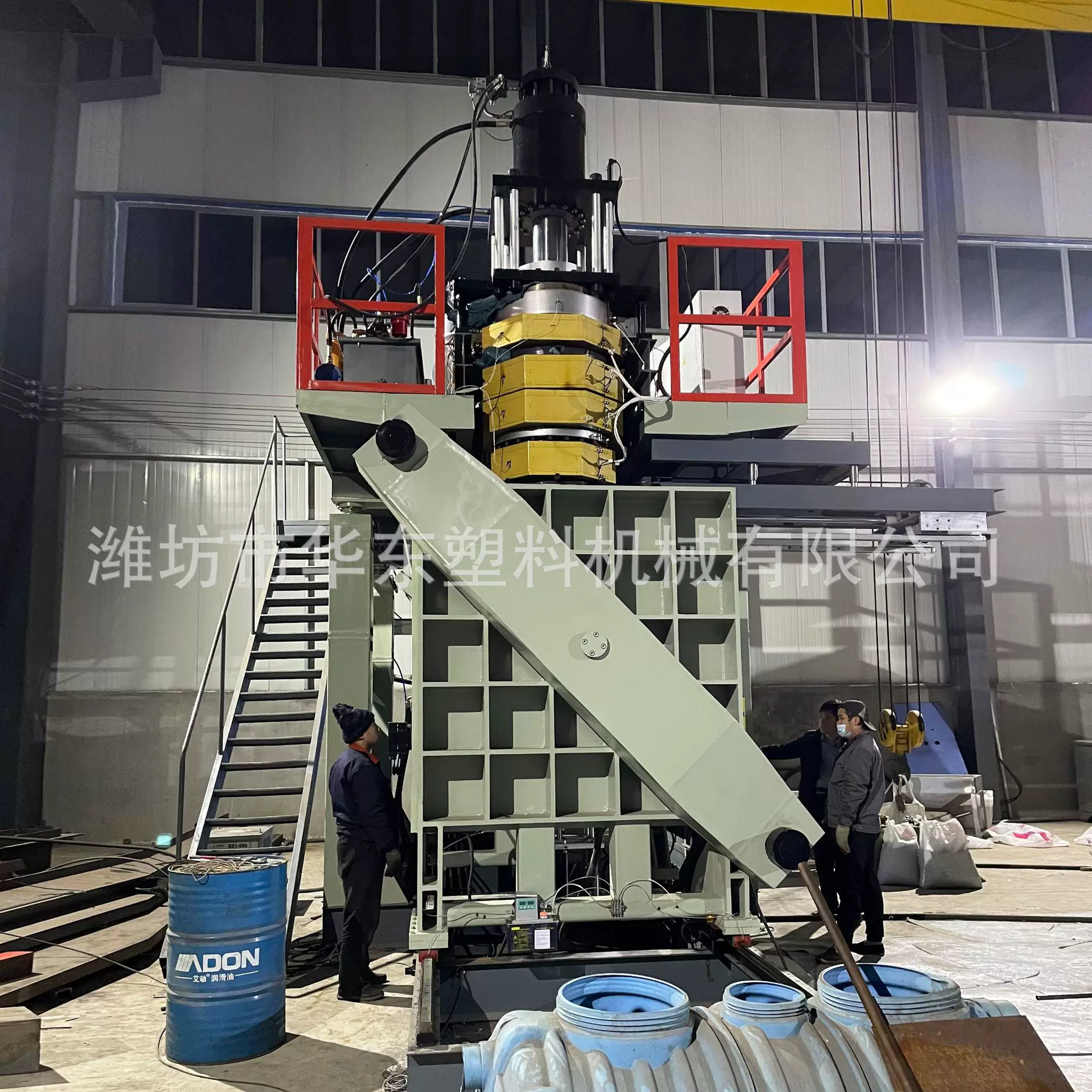 中空塑料制品吹塑机 民用水桶水箱大型吹塑机设备 吨桶吹塑机