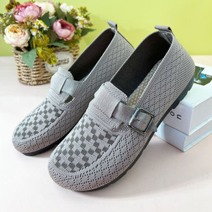 2025 Old Beijing Cloth Shoes for Women, Breathable, Non-Slip, Wear-Resistant, Casual Shoes, Soft Soles, Comfortable Lazy Mom Shoes, Durable