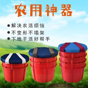 Lazy Stool Agricultural Small Bench Butt Portable Foam Greenhouse Garlic Stool Skin Work Artifact for Sitting