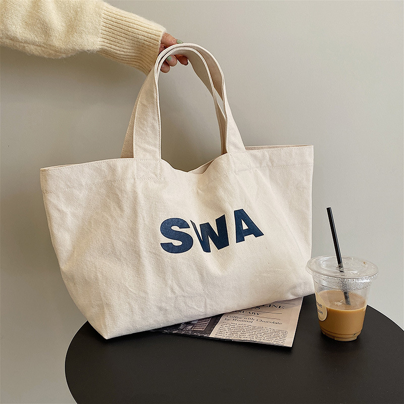 2024 New Oversized Handbag Reusable Grocery Shopping Custom Canvas Bag Custom Large Shopping Bag 2024 New Oversized Handbag Reusable Grocery Shopping Custom Canvas Bag Custom Large Shopping Bag