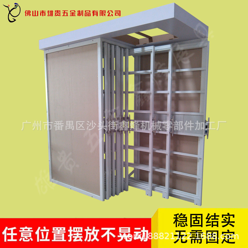木地板瓷砖推拉翻页展柜 石英石建材展示架 石材样品展画展示架