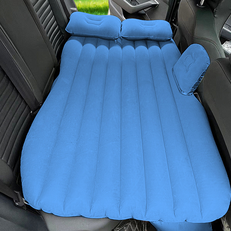Cross-Border Car Inflatable Bed, Car Travel Bed, Car Inflatable Mattress, Rear Air Mattress, Rear Seat Inflatable Mattress for Car Interior