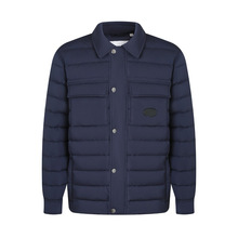 25年秋冬新款休闲时尚胸口标签轻薄款男士羽绒服外套上衣