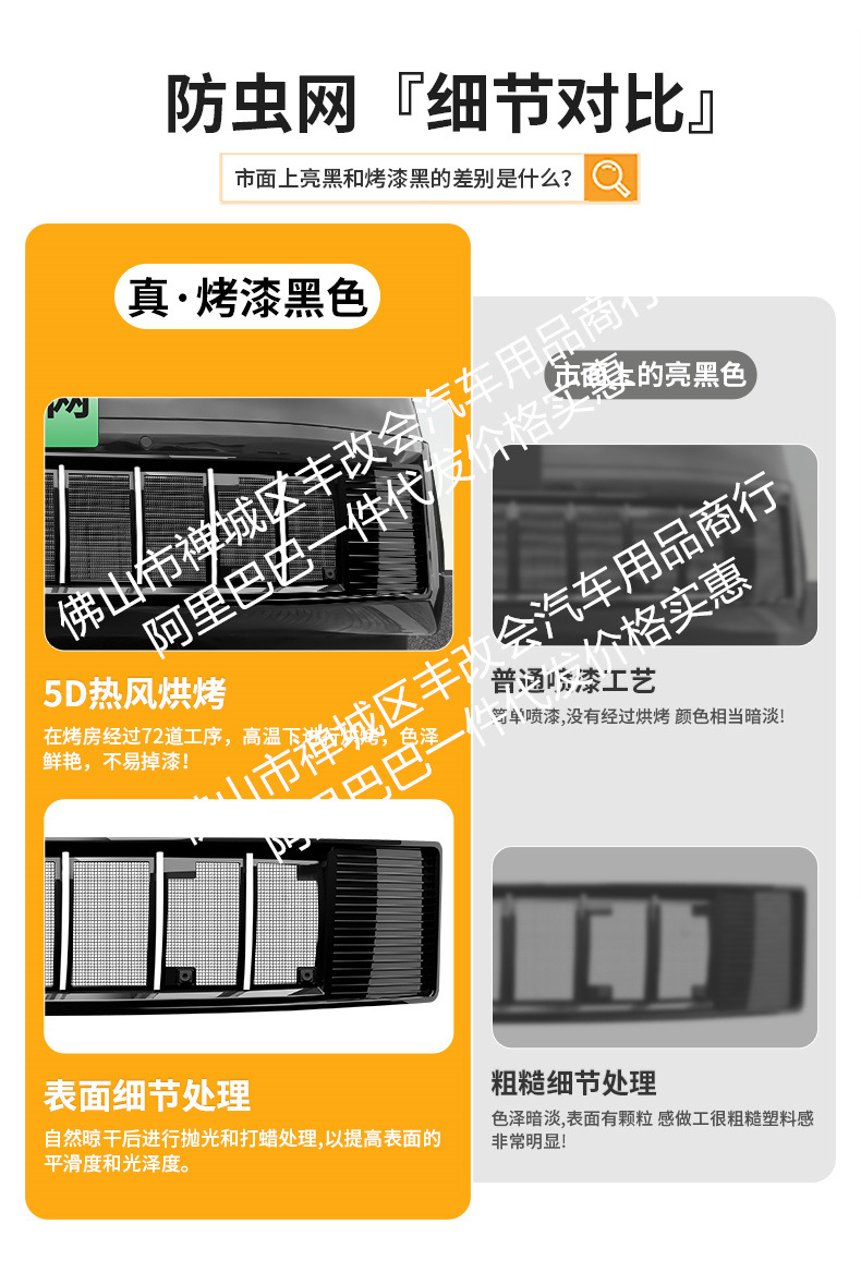 Suitable for Lynk & Co 900 Integrated Welded Car Insect-Proof Net Front Grille Special Modified Decorative Strip Accessories