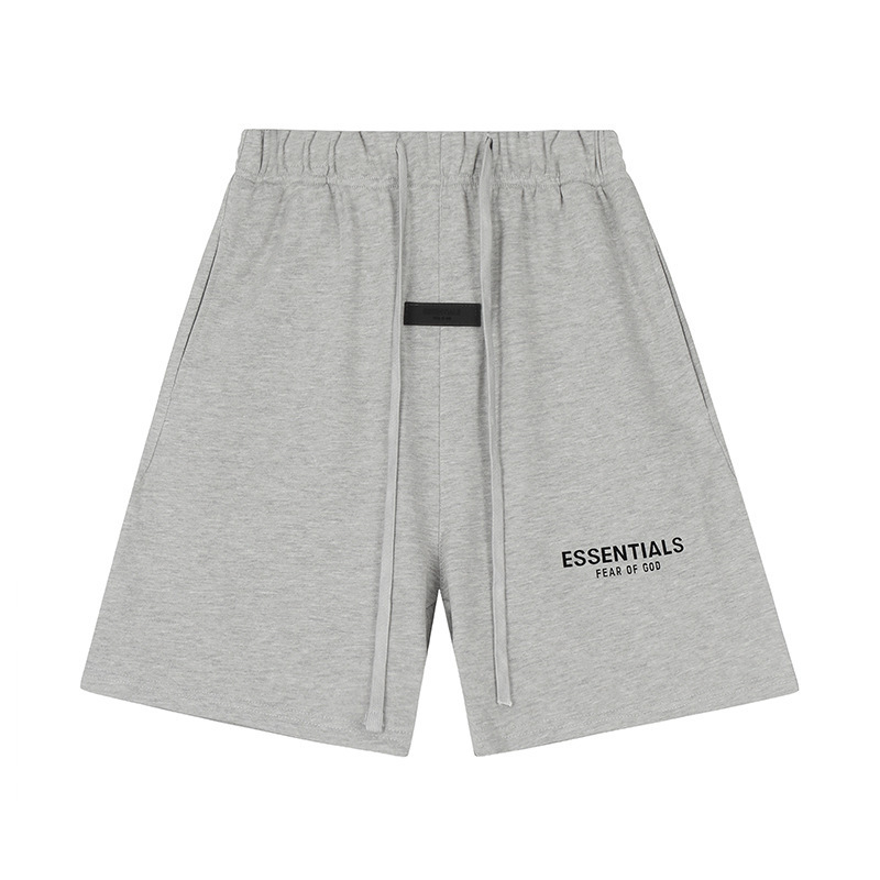 Fear of God Essentials Sweat Shorts Logo Heather Grey