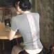 Pure Wind-Desire Back Hollow-Out Lace Short-Sleeved T-Shirt Women's Summer New Korean Style Hot Girl Slim-Fit Waisted Short Top