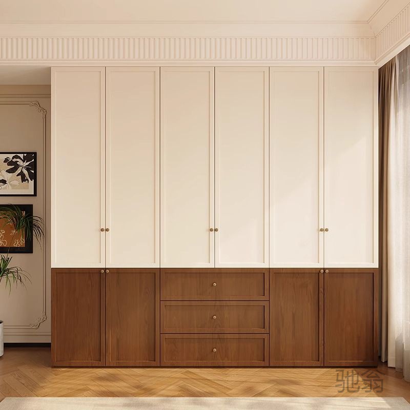 HC's new Chinese wardrobe Household bedroom Walnut Middle Arabic…