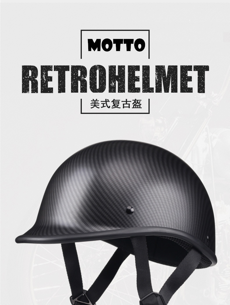 One-piece delivery New National Standard 3C Japanese summer lightweight half helmet scoop helmet motorcycle men and women riding retro motorcycle helmet