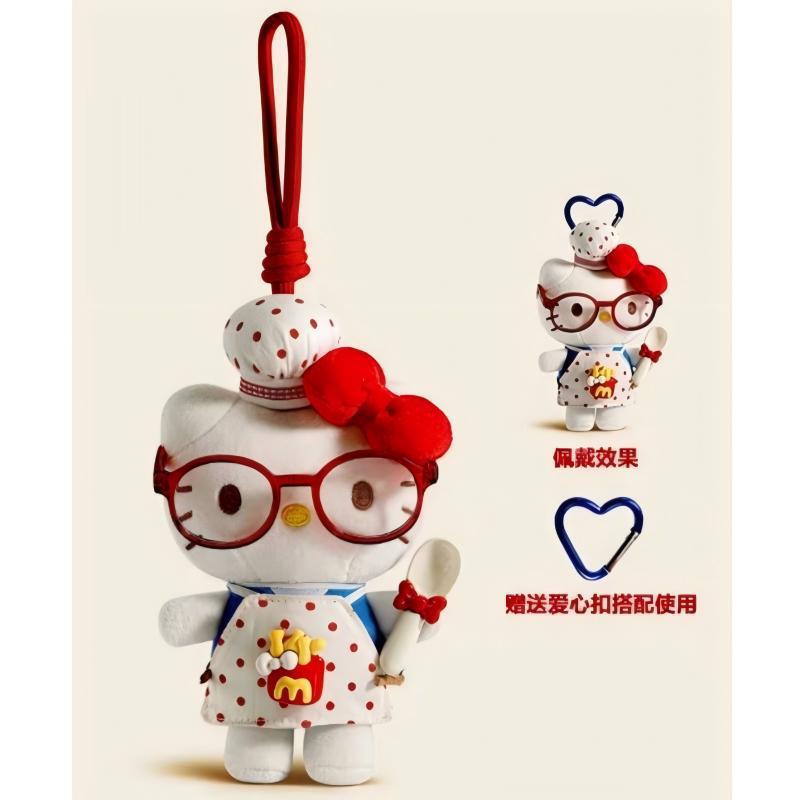 Tiktok Hello Kitty Cartoon Christmas Doll Keychain Reindeer Outfit Set Kt Cat Pendant Plush Toy Tiktok Hello Kitty Cartoon Christmas Doll Keychain Reindeer Outfit Set Kt Cat Pendant Plush Toy