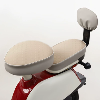 Electric car cushion Seat Cover Xiaodao Yadi Electric Vehicle - beigethree-piece-set